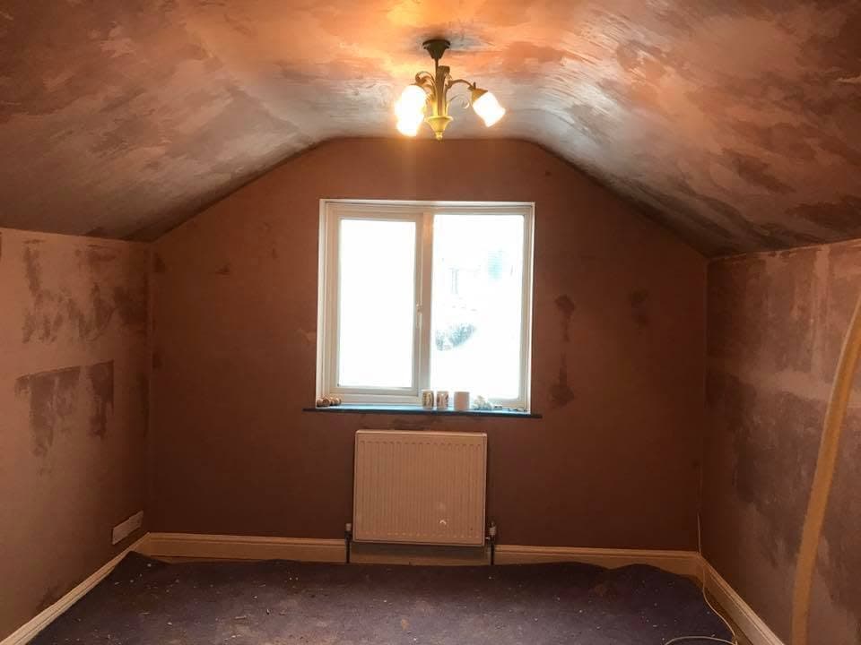 External rendering and plastering